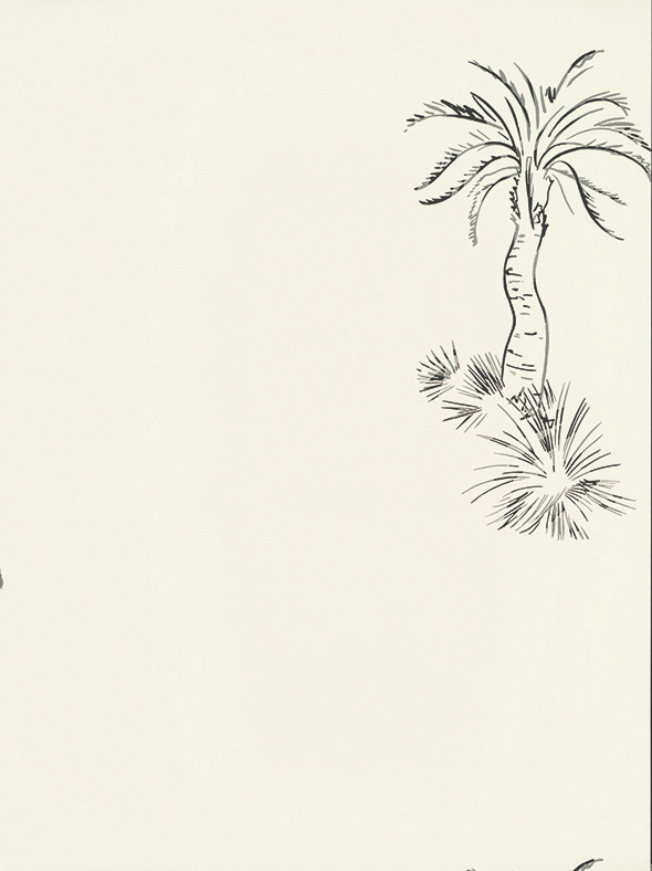 Обои Paint and Paper Library Tresco Lighthouse Palm Pentle 0393LPPENTL